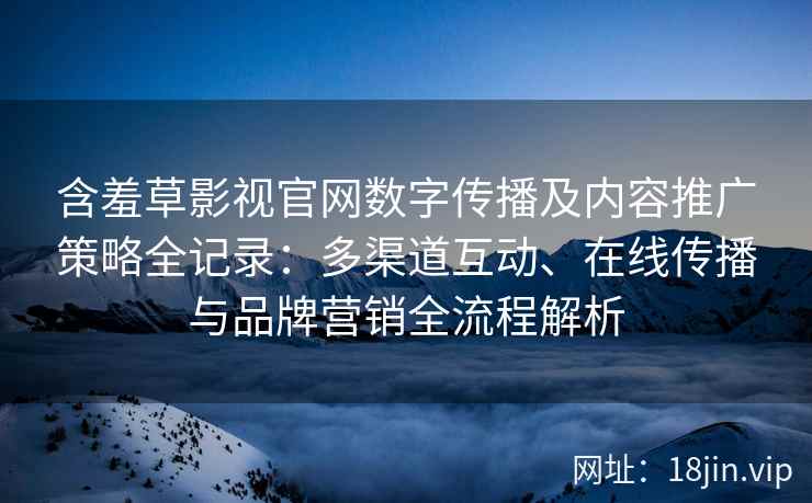 含羞草影视官网数字传播及内容推广策略全记录：多渠道互动、在线传播与品牌营销全流程解析